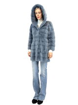 Mink Coat with Hood - MYLISKAFASHION