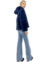 MINK JACKET WITH HOOD - MYLISKAFASHION
