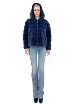 MINK JACKET WITH HOOD - MYLISKAFASHION