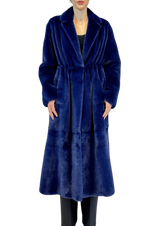 Minkcoat with Revers - MYLISKAFASHION