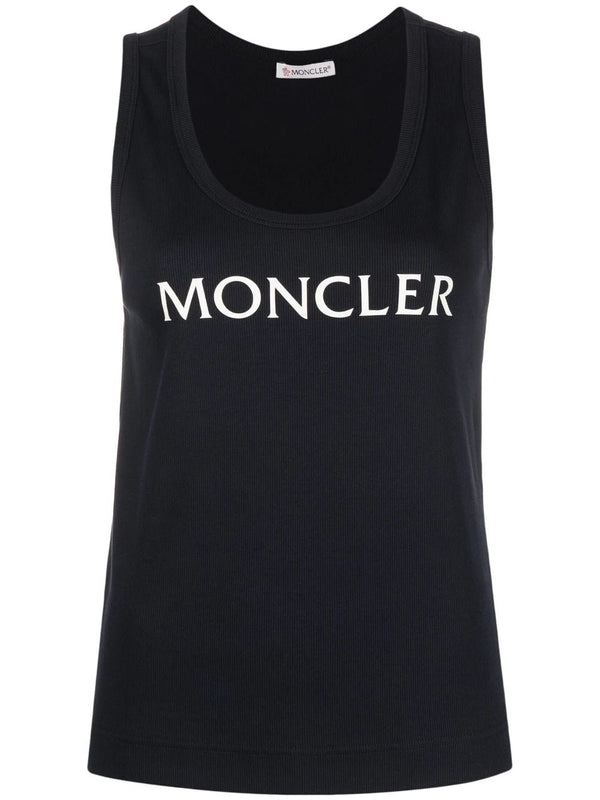 Moncler logo-print tank top - MYLISKAFASHION