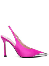 Nº21 110mm contrast-toe slingback pumps - MYLISKAFASHION