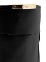 Nº21 logo-plaque leather boots - MYLISKAFASHION