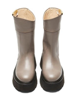 Nº21 logo-plaque leather boots - MYLISKAFASHION