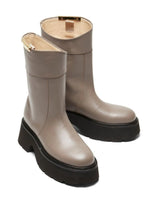 Nº21 logo-plaque leather boots - MYLISKAFASHION