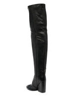 Nº21 logo-sole 100mm leather knee-high boots - MYLISKAFASHION
