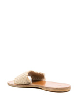 Nº21 woven jute flat sandals - MYLISKAFASHION
