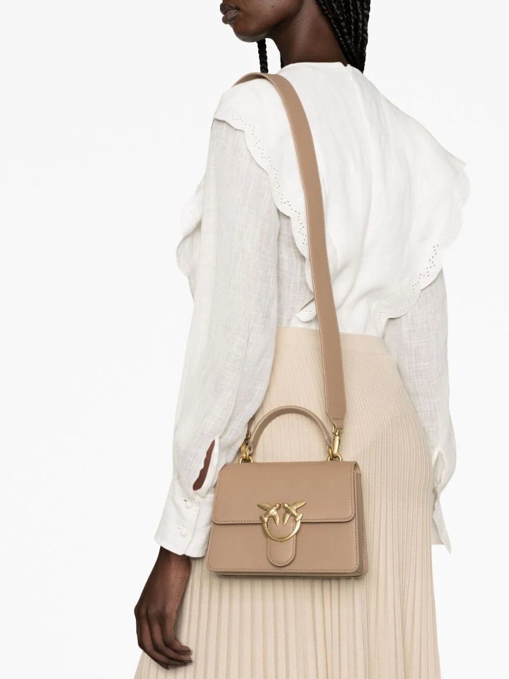 Love top handle discount cross body satchel