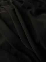 Saint Laurent draped V-neck minidress - MYLISKAFASHION