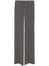Saint Laurent polka-dot tailored silk trousers - MYLISKAFASHION