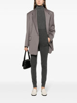 Saint Laurent tapered-leg cashmere trousers - LISKAFASHION