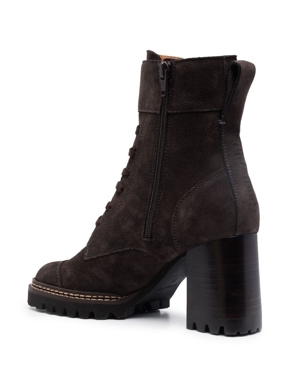 Chloe lace up outlet booties