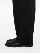 Soft Curved wool-blend trousers - LISKAFASHION