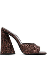 The Attico Devon Mules with Sequins 115mm - MYLISKAFASHION