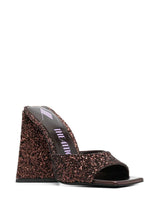 The Attico Devon Mules with Sequins 115mm - MYLISKAFASHION