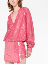 The Attico Gael sequin-embellished minidress - MYLISKAFASHION