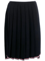 Thom Browne knitted step-hem pleated skirt - MYLISKAFASHION