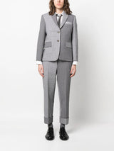 Thom Browne mix-print single-breasted blazer - MYLISKAFASHION