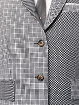 Thom Browne mix-print single-breasted blazer - MYLISKAFASHION