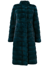 "VALENCIA" Mink Coat with Collar - MYLISKAFASHION