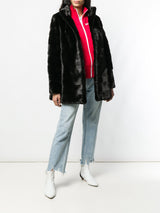 "VALENCIA" Mink Coat with Collar Short - MYLISKAFASHION
