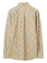 Vintage-check cotton shirt - LISKAFASHION