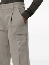 wide-leg virgin-wool trousers - LISKAFASHION