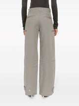 wide-leg virgin-wool trousers - LISKAFASHION