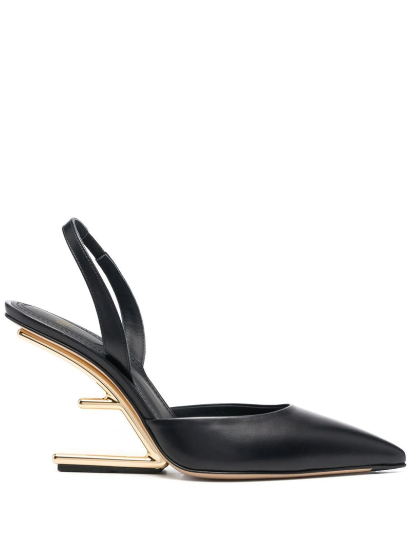 100mm sculpted - heel leather pumps - LISKAFASHION