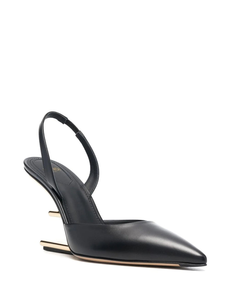 100mm sculpted - heel leather pumps - LISKAFASHION