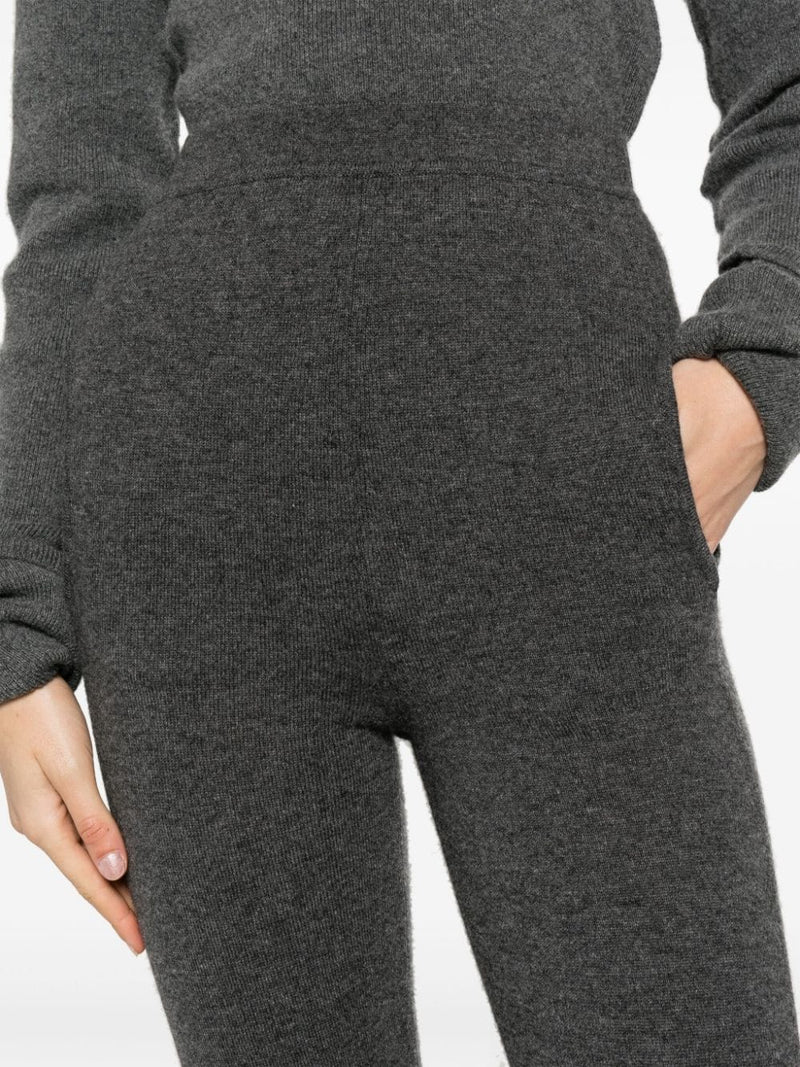 Saint Laurenthigh-waisted cashmere leggings