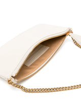 horizontal flat bag in leather