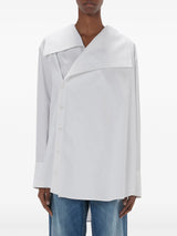 asymmetric long-sleeve shirt