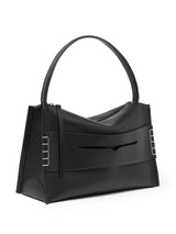 large loafer bag - leather shoulder bag
