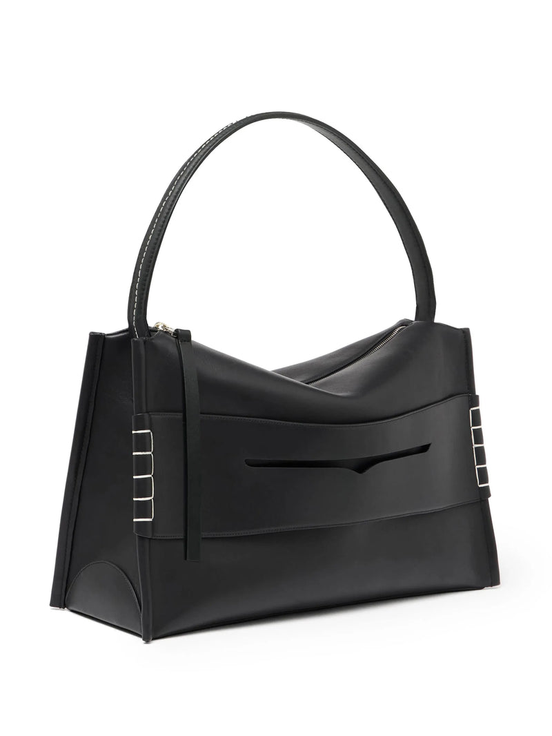 large loafer bag - leather shoulder bag