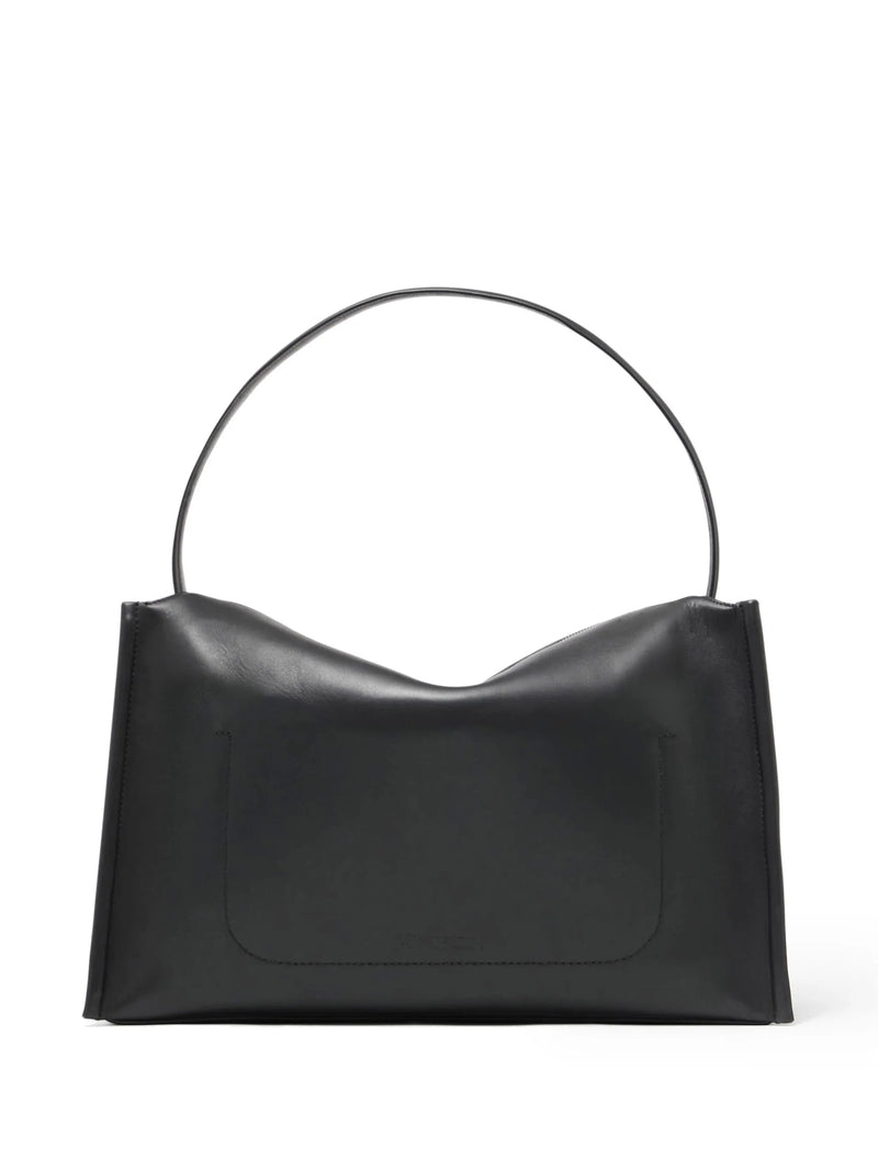 large loafer bag - leather shoulder bag