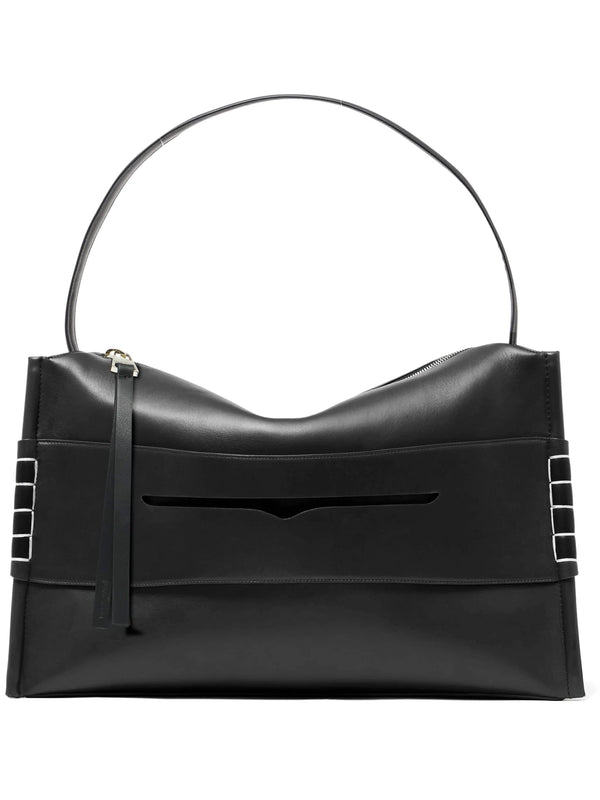 large loafer bag - leather shoulder bag