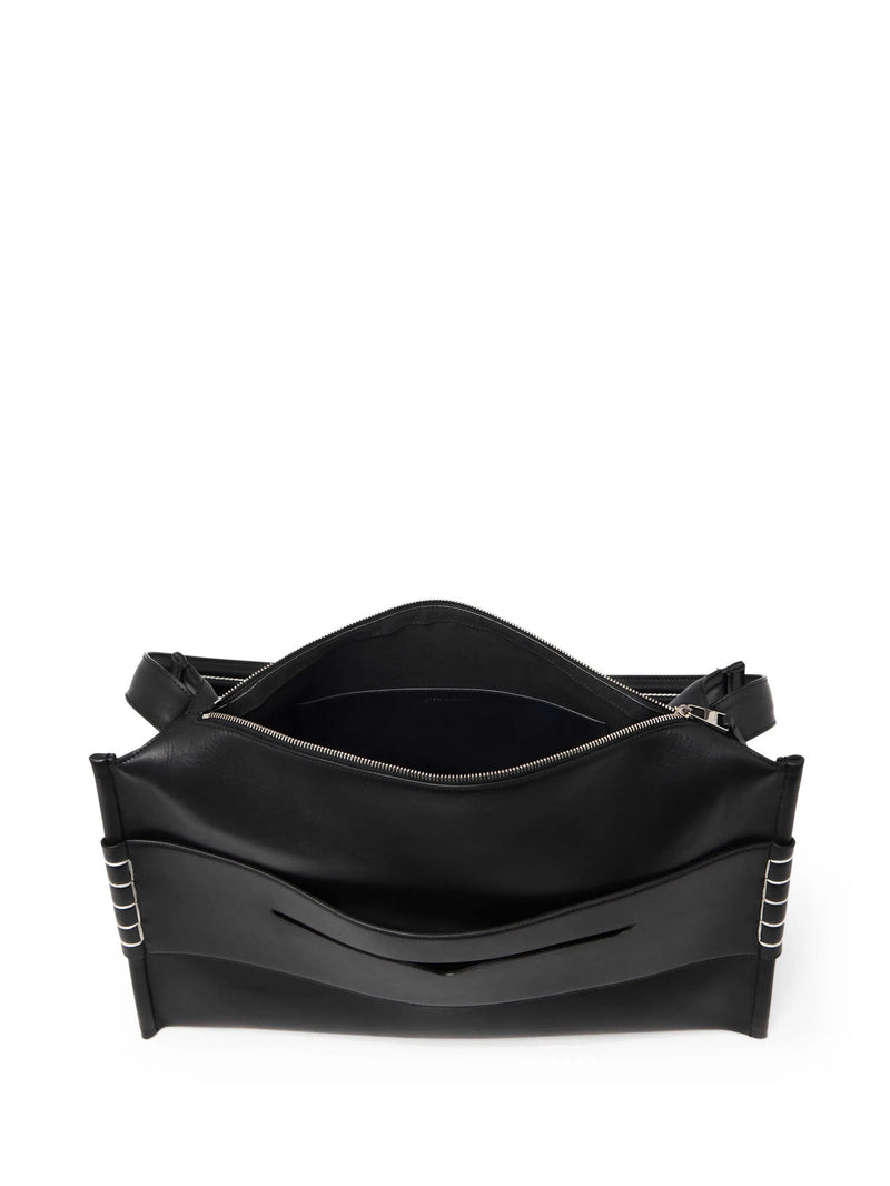 large loafer bag - leather shoulder bag