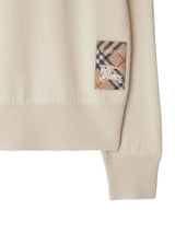 check label wool sweater