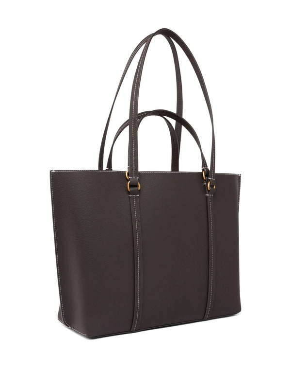 large leather shopper bag