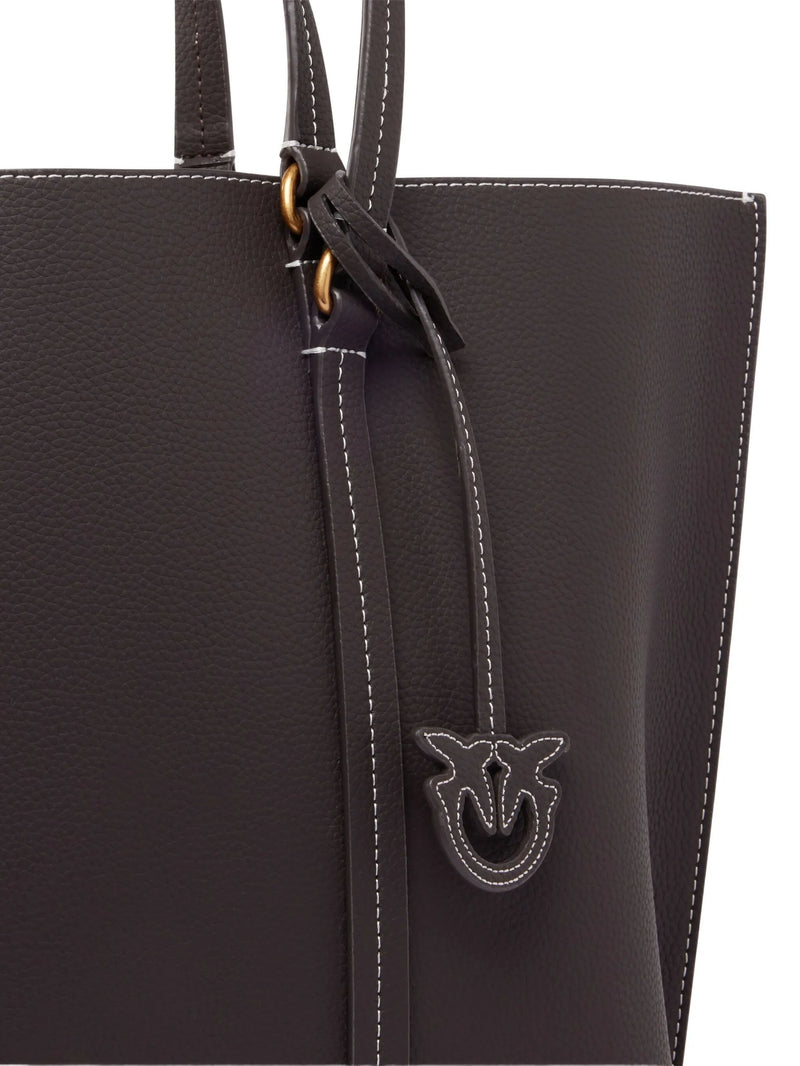 large leather shopper bag