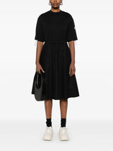 contras-panel midi dress