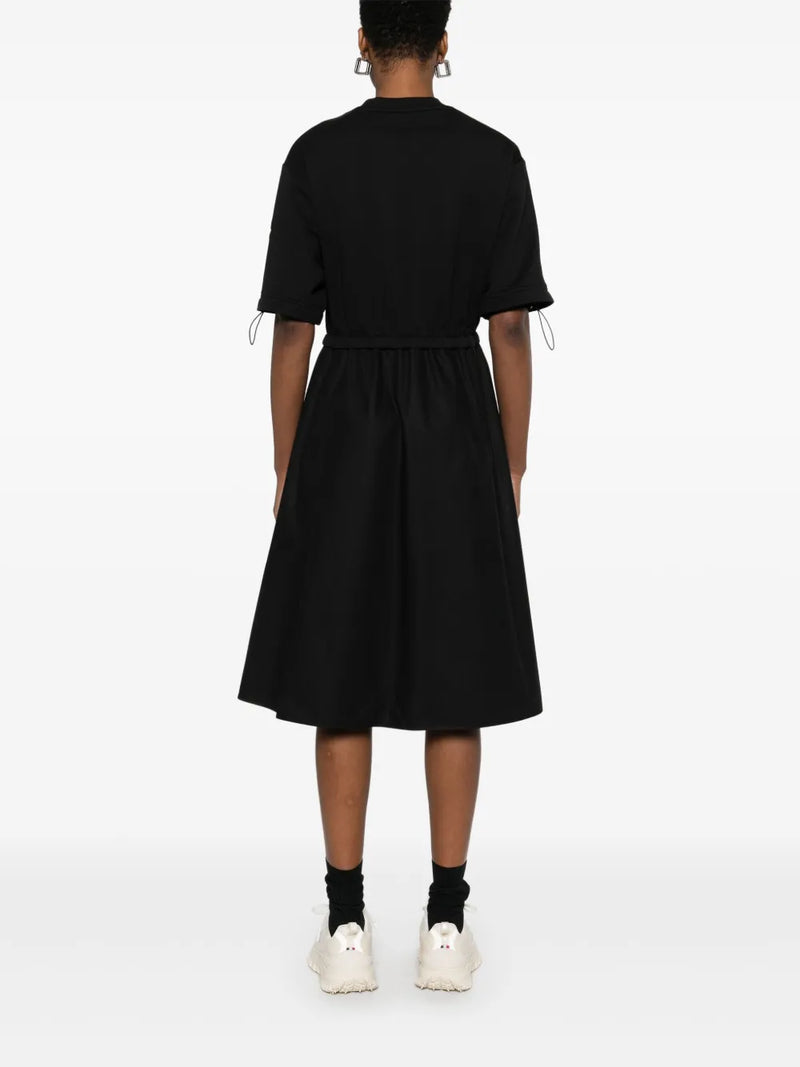 contras-panel midi dress