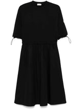 contras-panel midi dress