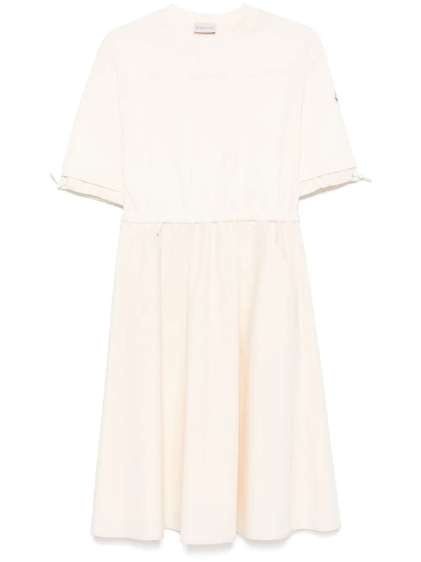 contras-panel midi dress
