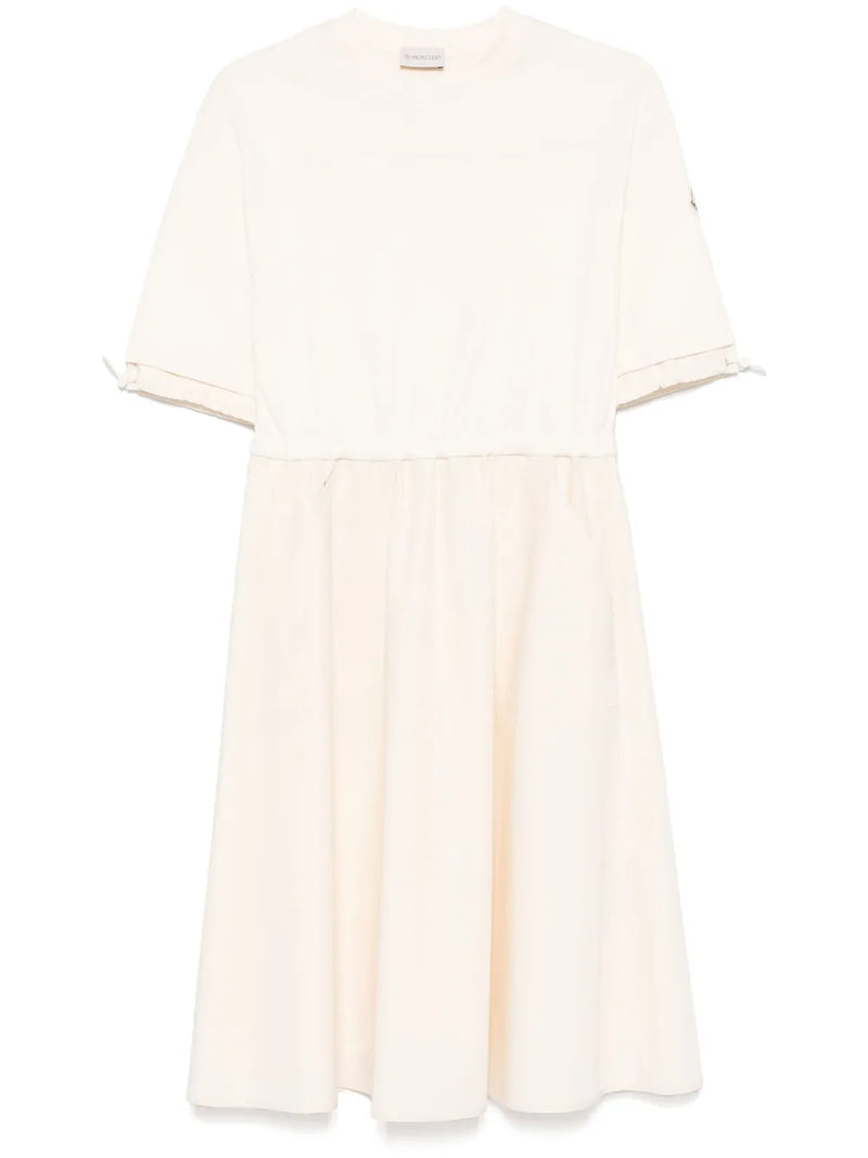 contras-panel midi dress