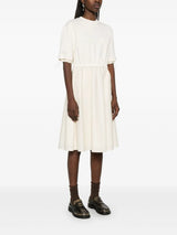 contras-panel midi dress