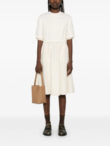 contras-panel midi dress