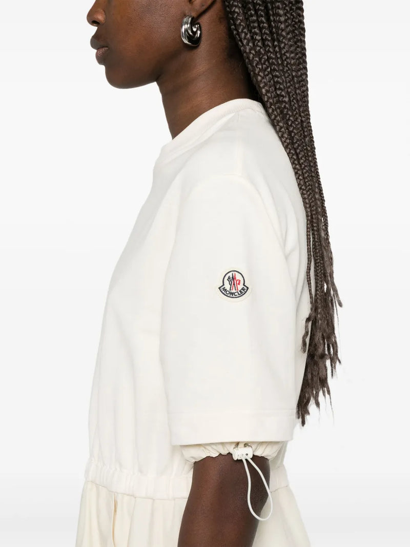 contras-panel midi dress