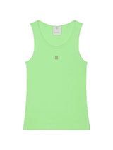 4G - logo plaque sleeveless top - LISKAFASHION